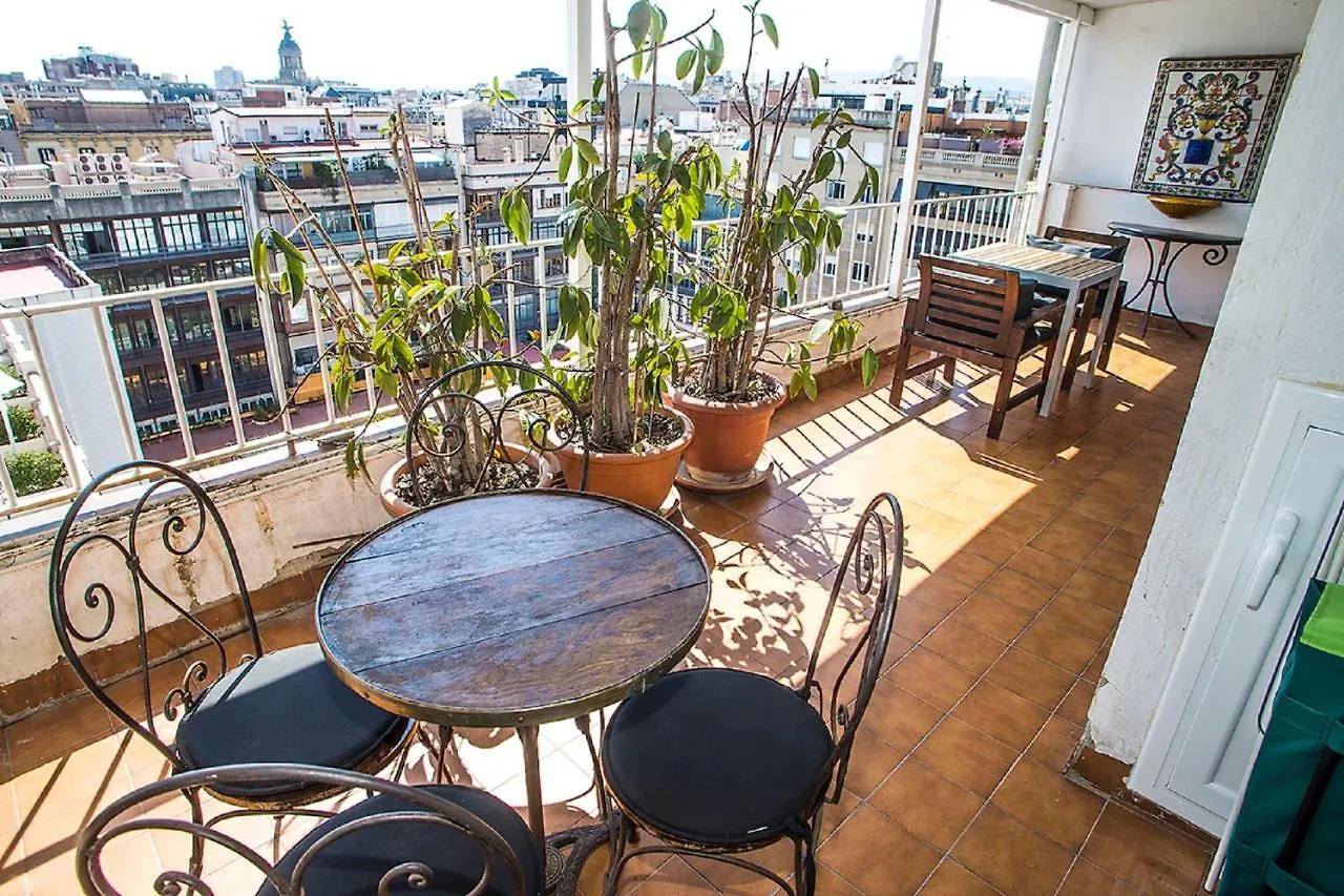The Gran Via Penthouse Lejlighed Barcelona Spanien